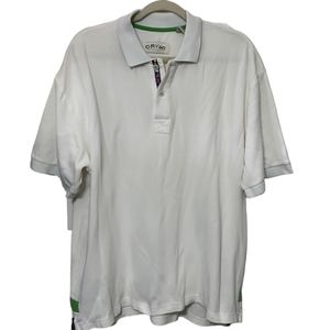 ORVIS Men's Cotton White Polo Size Large‎